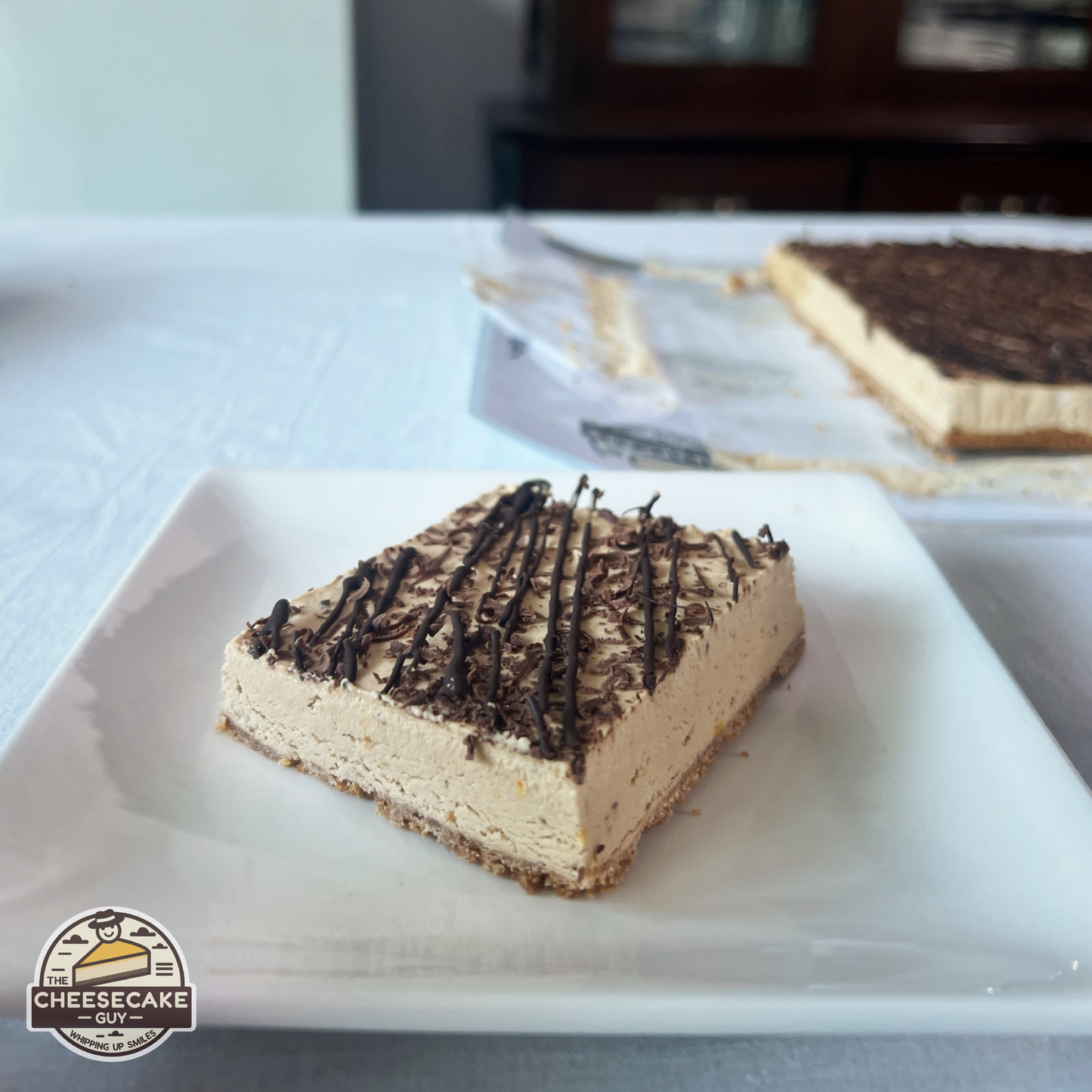 Honey Mocha Cheesecake Slice