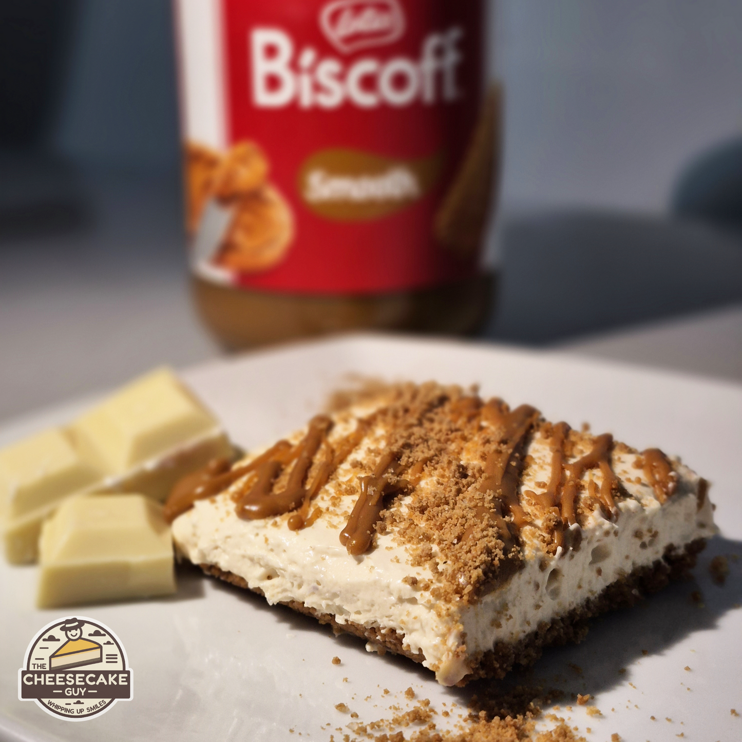 Lotus Biscoff Cheesecake Slice